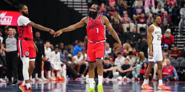 伦纳德34分送绝杀哈登24+14 快船送鹈鹕5连败